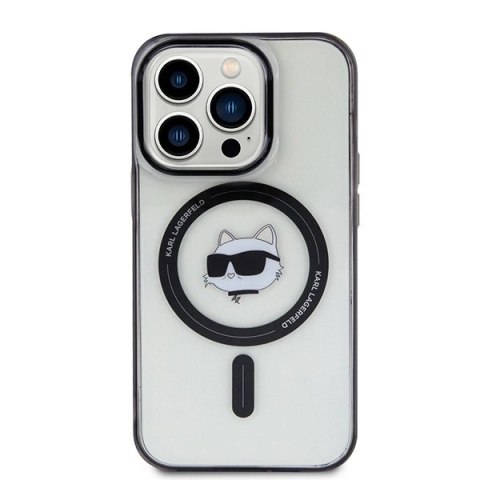 Etui Karl Lagerfeld IML Choupette's Head MagSafe do iPhone 15 Pro Max - przezroczyste Etui Karl Lagerfeld IML Choupette's Head MagSafe do iPhone 15 Pro Max - przezroczyste