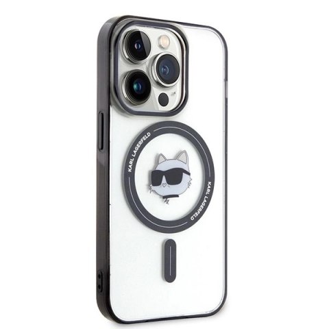 Etui Karl Lagerfeld IML Choupette's Head MagSafe do iPhone 15 Pro Max - przezroczyste Etui Karl Lagerfeld IML Choupette's Head MagSafe do iPhone 15 Pro Max - przezroczyste
