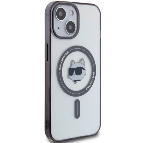 Etui Karl Lagerfeld IML Choupette's Head MagSafe do iPhone 15 - przezroczyste Etui Karl Lagerfeld IML Choupette's Head MagSafe do iPhone 15 - przezroczyste