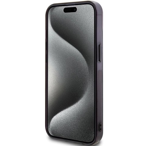 Etui Karl Lagerfeld IML Karl's Head MagSafe do iPhone 15 Plus - przezroczyste