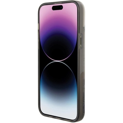 Etui Karl Lagerfeld Liquid Glitter Choupette do iPhone 15 Plus - przezroczyste Etui Karl Lagerfeld Liquid Glitter Choupette do iPhone 15 Plus - przezroczyste