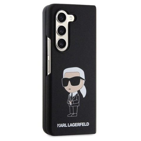 Etui Karl Lagerfeld Silicone Ikonik do Samsung Galaxy Z Fold 5 - czarne Etui Karl Lagerfeld Silicone Ikonik do Samsung Galaxy Z Fold 5 - czarne