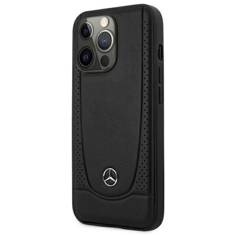 Etui Mercedes Leather Urban do iPhone 15 Pro Max - czarne Etui Mercedes Leather Urban do iPhone 15 Pro Max - czarne