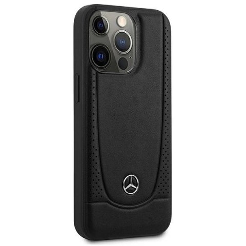 Etui Mercedes Leather Urban do iPhone 15 Pro Max - czarne Etui Mercedes Leather Urban do iPhone 15 Pro Max - czarne