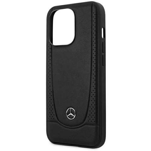 Etui Mercedes Leather Urban do iPhone 15 Pro Max - czarne Etui Mercedes Leather Urban do iPhone 15 Pro Max - czarne