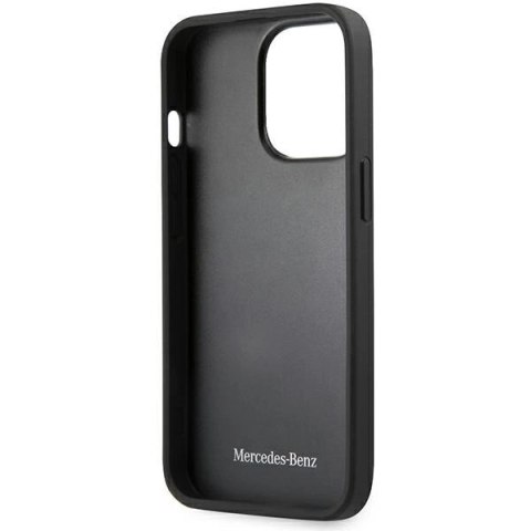 Etui Mercedes Leather Urban do iPhone 15 Pro Max - czarne Etui Mercedes Leather Urban do iPhone 15 Pro Max - czarne