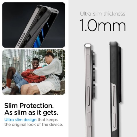 Etui Spigen Airskin Pro na Samsung Galaxy Z Fold 5 - czarne Etui Spigen Airskin Pro na Samsung Galaxy Z Fold 5 - czarne