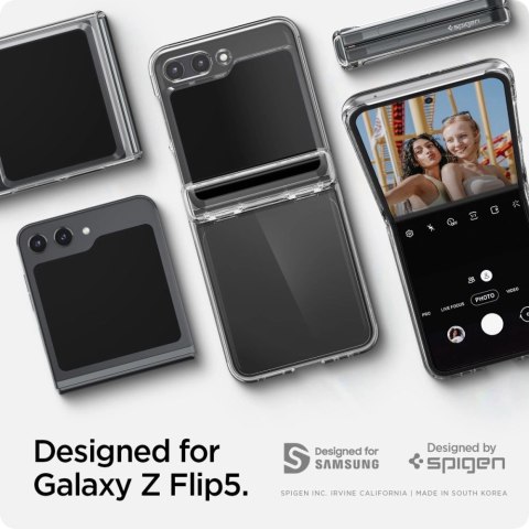 Etui Spigen Thin Fit Pro na Samsung Galaxy Z Flip 5 - przezroczyste Etui Spigen Thin Fit Pro na Samsung Galaxy Z Flip 5 - przezroczyste