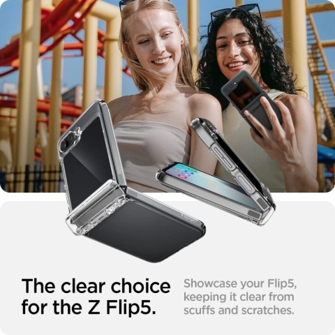 Etui Spigen Thin Fit Pro na Samsung Galaxy Z Flip 5 - przezroczyste Etui Spigen Thin Fit Pro na Samsung Galaxy Z Flip 5 - przezroczyste