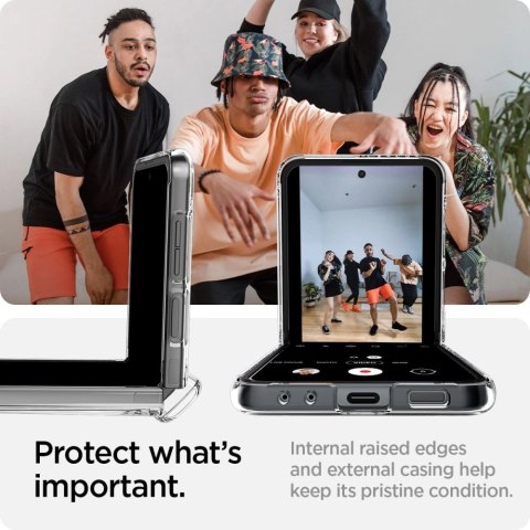 Etui Spigen Thin Fit Pro na Samsung Galaxy Z Flip 5 - przezroczyste Etui Spigen Thin Fit Pro na Samsung Galaxy Z Flip 5 - przezroczyste