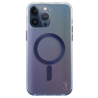 Etui UNIQ Coehl Dazze Magnetic Charging do iPhone 15 Pro - niebieskie