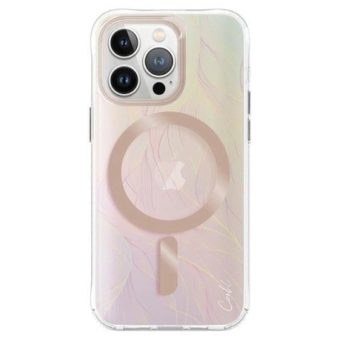 Etui UNIQ Coehl Willow Magnetic Charging do iPhone 15 Pro - opalizujące Etui UNIQ Coehl Willow Magnetic Charging do iPhone 15 Pro - opalizujące