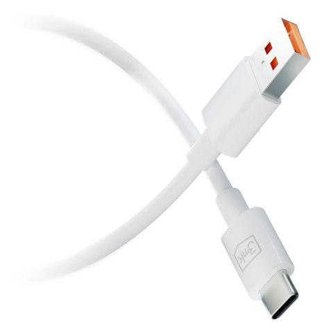 Kabel 3mk Hyper Cable USB-A / USB-C 1.2m 5A - biały