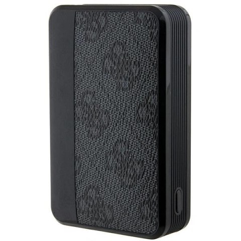 Powerbank Guess 4G Leather Metal Logo 18W 10000mAh - czarny Powerbank Guess 4G Leather Metal Logo 18W 10000mAh - czarny