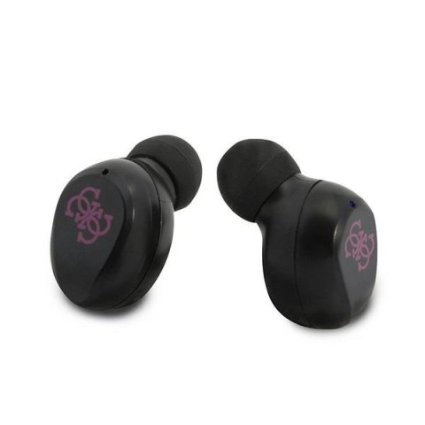 Słuchawki Bluetooth Guess TWS + stacja dokująca - różowe Słuchawki Bluetooth Guess TWS + stacja dokująca - różowe