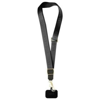 Smycz do telefonu Guess CBDY Nylon Chain - czarna