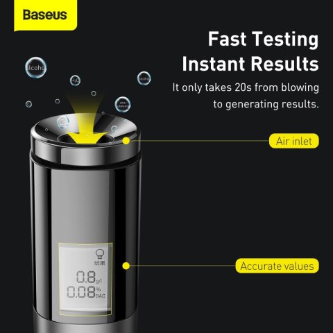 Alkomat Baseus (CRCX-01) - czarny Alkomat Baseus (CRCX-01) - czarny