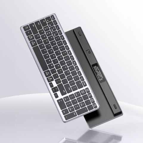 Bezprzewodowa klawiatura membranowa Ugreen KU005 Bluetooth / 2.4 GHz - czarna Bezprzewodowa klawiatura membranowa Ugreen KU005 Bluetooth / 2.4 GHz - czarna