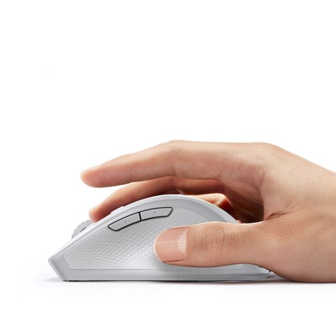 Bezprzewodowa mysz Ugreen MU101 ergonomiczna Bluetooth / 2.4 GHz - biała Bezprzewodowa mysz Ugreen MU101 ergonomiczna Bluetooth / 2.4 GHz - biała