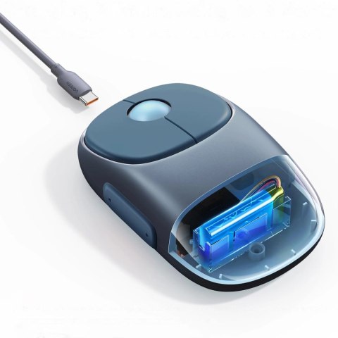 Bezprzewodowa mysz Ugreen MU102 FUN+ Bluetooth / 2.4 GHz - czarna Bezprzewodowa mysz Ugreen MU102 FUN+ Bluetooth / 2.4 GHz - czarna