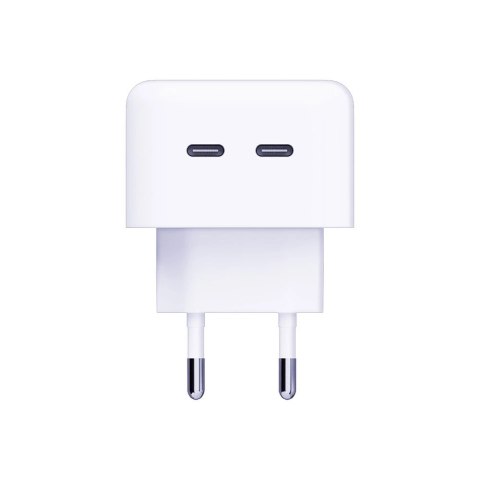 Ładowarka sieciowa 3mk Hyper Charger 35W 2x USB-C - biała