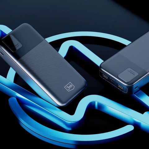 Powerbank 3mk PowerHouse 20000 mAh 2x USB-A 1x USB-C - czarny Powerbank 3mk PowerHouse 20000 mAh 2x USB-A 1x USB-C - czarny