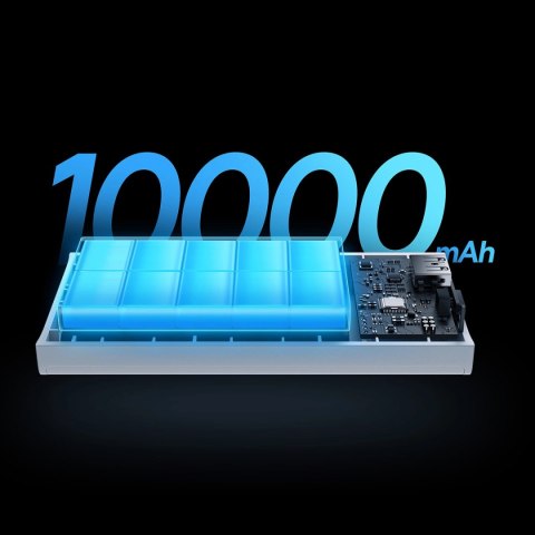 Powerbank Baseus Adaman2 z wyświetlaczem cyfrowym 2x USB-A / 1x USB-C 10000mAh 30W - biały Powerbank Baseus Adaman2 z wyświetlaczem cyfrowym 2x USB-A / 1x USB-C 10000mAh 30W - biały