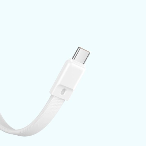 Powerbank Baseus Magnetic Mini MagSafe 10000mAh 30W z wbudowanym kablem USB-C - biały + kabel Baseus Simple Series USB-C - USB-C Powerbank Baseus Magnetic Mini MagSafe 10000mAh 30W z wbudowanym kablem USB-C - biały + kabel Baseus Simple Series USB-C - USB-C
