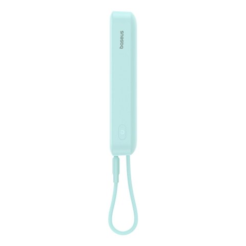 Powerbank Baseus Magnetic Mini MagSafe 10000mAh 30W z wbudowanym kablem USB-C - niebieski + kabel Baseus Simple Series USB-C - U Powerbank Baseus Magnetic Mini MagSafe 10000mAh 30W z wbudowanym kablem USB-C - niebieski + kabel Baseus Simple Series USB-C - U