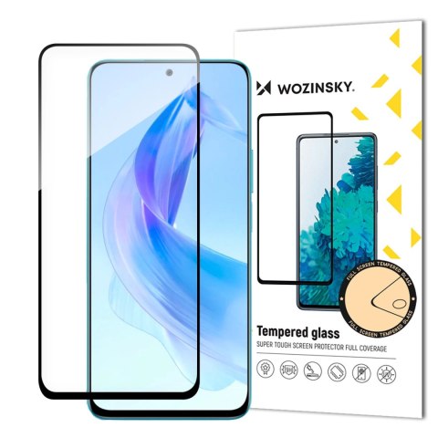 Wytrzymałe szkło hartowane Wozinsky Full Glue do Honor 90 Lite/X50i na cały ekran z ramką - czarne Wytrzymałe szkło hartowane Wozinsky Full Glue do Honor 90 Lite/X50i na cały ekran z ramką - czarne