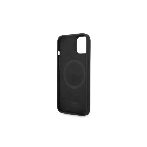 Karl Lagerfeld nakładka do iPhone 14 6,1" KLHMP14SSNIKBCK czarna hard case Magsafe Silicone NFT Ikonik Karl Lagerfeld nakładka do iPhone 14 6,1" KLHMP14SSNIKBCK czarna hard case Magsafe Silicone NFT Ikonik