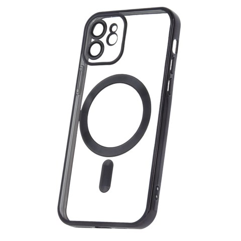 Nakładka Color Chrome Mag do iPhone 12 6,1" czarna Nakładka Color Chrome Mag do iPhone 12 6,1" czarna