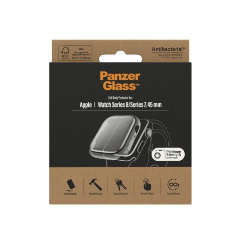PanzerGlass Full Body szkło hartowane + etui do Apple Watch 7 / 8 (45mm) clear TTT PanzerGlass Full Body szkło hartowane + etui do Apple Watch 7 / 8 (45mm) clear TTT