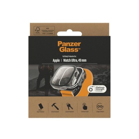 PanzerGlass Full Body szkło hartowane + etui do Apple Watch Ultra (49mm) clear TTT PanzerGlass Full Body szkło hartowane + etui do Apple Watch Ultra (49mm) clear TTT