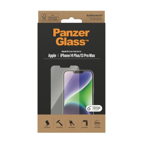 PanzerGlass szkło antybakteryjne Classic Fit do iPhone 14 Plus / 13 Pro Max 6,7" TTT PanzerGlass szkło antybakteryjne Classic Fit do iPhone 14 Plus / 13 Pro Max 6,7" TTT