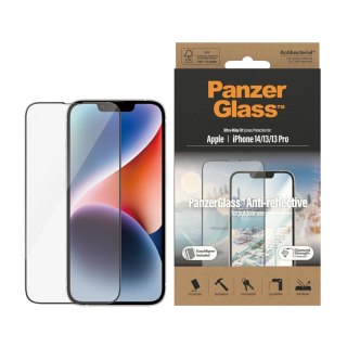 PanzerGlass szkło hartowane Ultra-Wide Fit Anti-Reflective z aplikatorem do iPhone 14 / 13 / 13 Pro 6,1" TTT