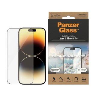 PanzerGlass szkło hartowane Ultra-Wide Fit Anti-Reflective z aplikatorem do iPhone 14 Pro 6,1" TTT