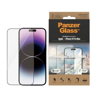 PanzerGlass szkło hartowane Ultra-Wide Fit Anti-Reflective z aplikatorem do iPhone 14 Pro Max 6,7" TTT