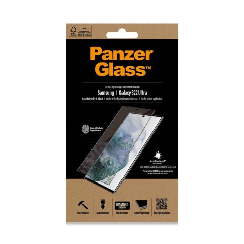 PanzerGlass szkło hartowane Ultra-Wide Fit Fingerprint do Samsung Galaxy S22 Ultra 5G TTT PanzerGlass szkło hartowane Ultra-Wide Fit Fingerprint do Samsung Galaxy S22 Ultra 5G TTT
