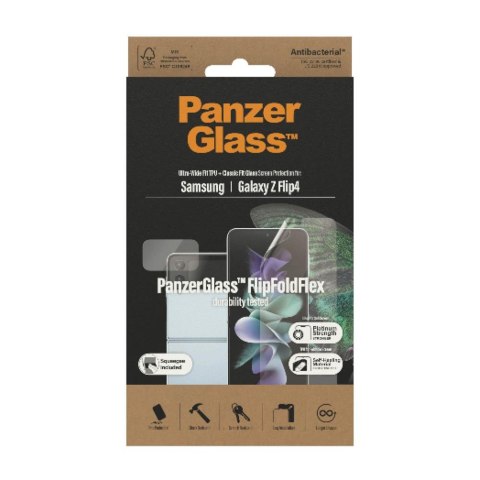 PanzerGlass szkło hartowane Ultra-Wide Fit Zestaw do Samsung Galaxy Z Flip 4 TTT PanzerGlass szkło hartowane Ultra-Wide Fit Zestaw do Samsung Galaxy Z Flip 4 TTT
