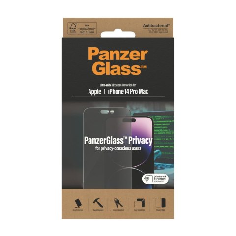 PanzerGlass szkło hartowane Ultra-Wide Fit do iPhone 14 Pro Max 6,7" TTT PanzerGlass szkło hartowane Ultra-Wide Fit do iPhone 14 Pro Max 6,7" TTT