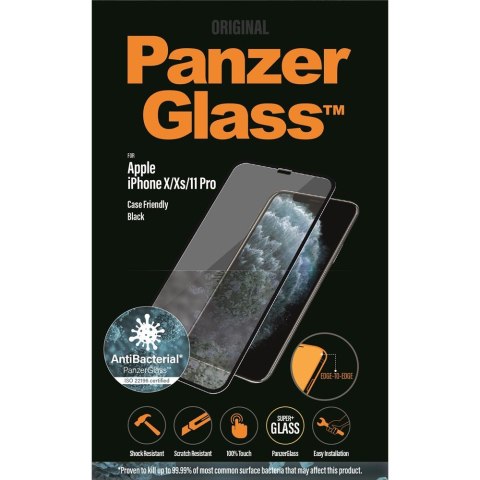 PanzerGlass szkło hartowane Ultra-Wide Fit do iPhone X / XS / 11 Pro TTT PanzerGlass szkło hartowane Ultra-Wide Fit do iPhone X / XS / 11 Pro TTT