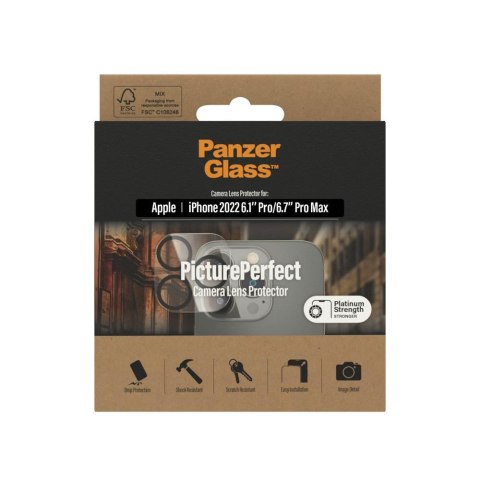 PanzerGlass szkło na aparat PicturePerfect do iPhone 14 Pro / 14 Pro Max 6,7" TTT PanzerGlass szkło na aparat PicturePerfect do iPhone 14 Pro / 14 Pro Max 6,7" TTT