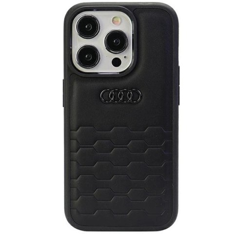 Etui Audi GT Synthetic Leather do iPhone 15 Pro Max - czarne Etui Audi GT Synthetic Leather do iPhone 15 Pro Max - czarne