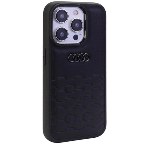 Etui Audi GT Synthetic Leather do iPhone 15 Pro Max - czarne Etui Audi GT Synthetic Leather do iPhone 15 Pro Max - czarne
