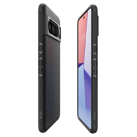 Etui Spigen Liquid Air na Google Pixel 8 Pro - czarny mat Etui Spigen Liquid Air na Google Pixel 8 Pro - czarny mat