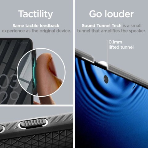 Etui Spigen Liquid Air na Google Pixel 8 Pro - czarny mat Etui Spigen Liquid Air na Google Pixel 8 Pro - czarny mat