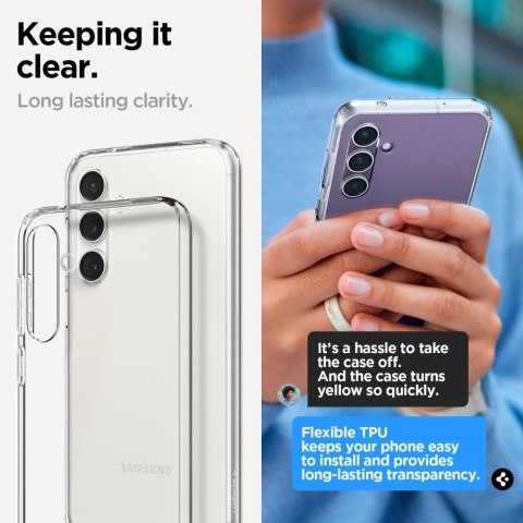 Etui Spigen Liquid Crystal na Samsung Galaxy S23 FE - przezroczyste Etui Spigen Liquid Crystal na Samsung Galaxy S23 FE - przezroczyste