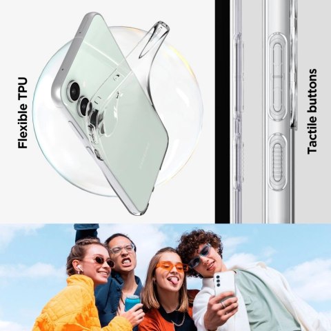 Etui Spigen Liquid Crystal na Samsung Galaxy S23 FE - przezroczyste Etui Spigen Liquid Crystal na Samsung Galaxy S23 FE - przezroczyste