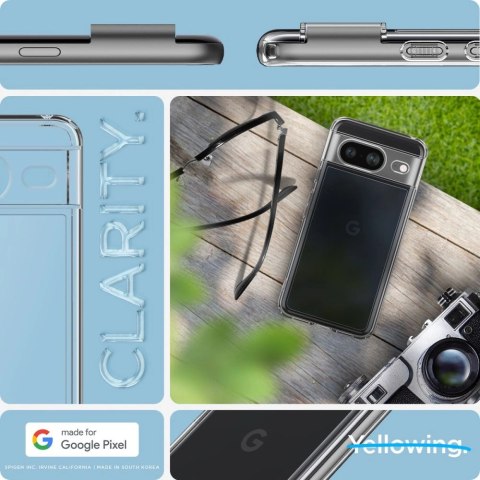 Etui Spigen Ultra Hybrid na Google Pixel 8 - przezroczyste Etui Spigen Ultra Hybrid na Google Pixel 8 - przezroczyste